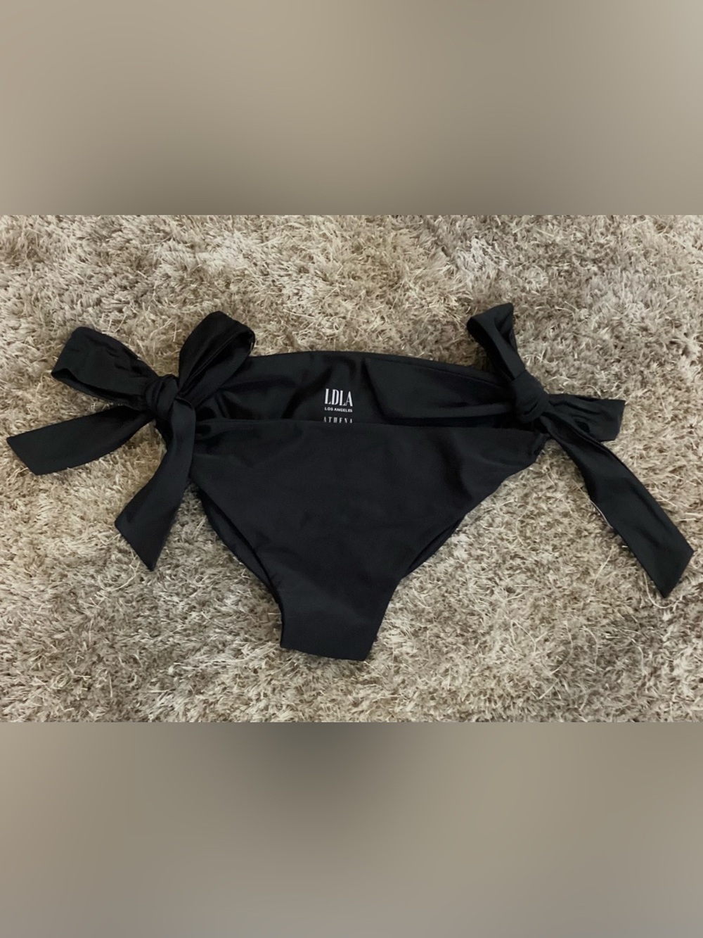 Wonderfully Made Los Angeles Black Bikini Bottom with Side Ties 🖤